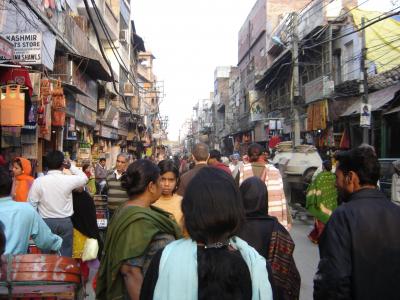 Llegada a Delhi, Febrero 2007.